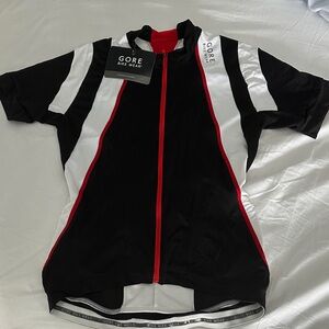 Gore Bike Wear Men's Black and Red Cycling Shirt